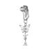 Bowtong Skinyslim detoxifying Akupoint therapy belly ring Skinyslim Lymphacare Magnett Therapy Magnett Therapy Butterfly Acupressure Magnetic slimming size (silver unit size) Silver size