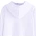 Bigfanshu Womans Fall Clothes Christmas Printing Stripe Round Collar Long Sleeves Sweater Tops White - Buy Online on GoSupps.com