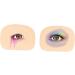 FOMIYES 4 sets Eye Professional Artificial Practice Fake Thick Up Portable Blank of Board Reusable Makeup 6.9x5.2cmx4pcs Assorted Colorx4pcs - Buy Online on GoSupps.com