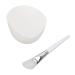 Qukaim DIY Facemask Mixing Tool Face Mask Mixing Bowl Set DIY Silicone Mixing Bowls and Brush Set Lightweight and Foldable Includes Mixing Tools for Facial Masks 3-Piece Set