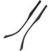 CASOTA Glasses Replacement Temples Glasses Temples 1 Pair Plastic Glasses Frame Replacement Temple Arm TR90 Frame Glasses Repair Kit Black