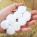 200 Sterile Pure Cotton Wool Balls for Babies & Adults in Cotton Storage Bag - Soft & Fluffy by Cotton Tree - Buy Online on GoSupps.com