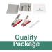 HandyDandy Professional Nail Clipper Set with File - Red | Easy Cleanup for Fingernails & Toenails - Buy Online on GoSupps.com