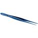 Restaurantware 6.3 Inch Blue Stainless Steel Food Tweezer - Fine Point Serrated Tips for Precision Cooking, Seafood, Plating & Decorating - Buy Online on GoSupps.com