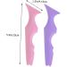 FRCOLOR 8 Pcs Silicone Beauty Ruler Purple Eyeliner Mold Facial Tools Mascara Applicator Multifunction Seal - Buy Online on GoSupps.com