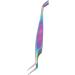 Pet Tweezers Stainless Steel Coated Remover Tool 2 in 1 for Dogs Cats - Buy Online on GoSupps.com