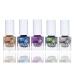Miss Nella SPACE COLLECTION 5 special glitter nail polish for children peel off water-based odorless 5 pcs