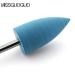 Rubber Large Bullet Head Drill bit Nail Art Tools Manicure Drill Tools Fashion Nail Equipment Electric Nail Drill - (Color: Blue)