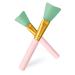 Face Mask Brush Set - 2 Silicone Makeup Applicators for Charcoal Mud and Clay Masks | Perfect for Skincare & Beauty - Buy Online on GoSupps.com
