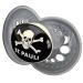 FC St. Pauli Baby Set - 2 BPA-Free Pacifiers & Neck Scarf (0-6 Months) - Totenkopf Logo International Shipping - Buy Online on GoSupps.com