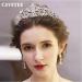 Silver Crystal Rhinestone Tiara for Women - Ideal for Wedding, Prom, Birthday Parties - Princess Crown Headband with Comb - Buy Online on GoSupps.com