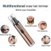Nose Hair Trimmer - Professional Painless Ear & Nose Trimmer for Men & Women | Waterproof Dual Edge Blades | Easy to Use Unisex - Buy Online on GoSupps.com