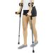 2 Pcs Walking Stick with Adjustable Ergonomic Rod Elderly Accessories for Elbow Crutches Bathing in Sunlight - Buy Online on GoSupps.com