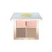 FreshO2 x Pony | Lemon tart multi-use Palette | 2 shades of highlight and 2 shades of contour| Delicate pearl like shimmer super smooth | Made In Taiwan | Vegan Cruelty Free