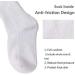 Copper Infused Diabetic Crew Socks - Super Stretch Comfort for Men and Women - 2 Pairs, White, Shoe 5-12 US - Buy Online on GoSupps.com
