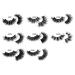 HBZGTLAD 7Pairs 3D Mink Dramatic Volume Lashes Bulk Pack - Long Wispy Natural False Lashes (JO06) - Buy Online on GoSupps.com