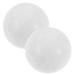 BESPORBLE 1 set of gymnastics ball health balls Massage roller balls Massage Stress Balls Handroll Balls Handmilling Balls Massage Massage Jade Fitness White Metal Ball 5x5cm White
