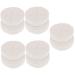 POPETPOP 10 Sets Triangular Sponge Puff Mini Makeup Sponge Triangle Powder Puff Makeup Wedge Sponges Triangle Cosmetic Sponge Emulsion Dry Puff Wedge Shape Girl White