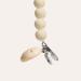 Center Coast Collections Silicone Pacifier Clip - Secure Binky Holder - Neutral Beige - Unisex for Baby and Toddlers - Buy Online on GoSupps.com