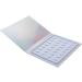 beiyoule Empty Eyelash Storage Book Glitter Lash Sample Protective Case False Eyelash Display Box can Holds 16 Pairs False Eyelashes Birthday or Xmas Gift for Girls Makeup Lovers (Silver)