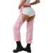 Women's High Rise Reflective Cargo Sweatpants in Pink - Size Medium - Buy Online on GoSupps.com