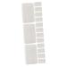 Amosfun 15 Pcs Soap Pad for Soap Desktop Mat Silicone Soap Dish Homebody Draining Soap Mats Soap Dish with Drain Cushion Along with Non-slip Soap Mats Sponge Dish Pad Household