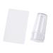 Innovative silicone nail stamping set perfect for beauty enthusiasts and nail technicians. Silicone stamp