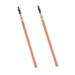 TOVINANNA 2pcs Double Ended Eyebrow Pencil with Brush Eyebrow Tools Eyeliner Eyebrow Powder Lasting Wood