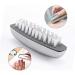 Kuou Stainless Steel Nail Brush Set - 2 Hard Bristle Hand Wash Brushes for Cleaning Nails and Toes - Buy Online on GoSupps.com