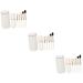 Didiseaon 3 Sets Makeup Brush Set Cosmetic Brush Kit Makeup Brush with Mirror Cosmetics Supply Face Beauty Tools Blush Brush Professional Makeup Brush Girl Eye Shadow Brush Applicator Travel