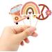 Keaziu 24 Pack Hippie Theme Cupcake Toppers Peace Sign Hand Cupcake Picks 60s Theme Flower Boho Rainbow Birthday Party Supplies Red - Buy Online on GoSupps.com