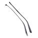 Epasha vintage-glasses replacement bracket legs*glasses glasses plastic brilliant parts glasses replacement ironing arms metal tooth thickness 1.2 mm 1 pair of black parent