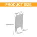 Meleebellot 6-Piece Stainless Steel Razor Holder - Waterproof Self-Adhesive Shower Bracket - No Drilling Bathroom & Kitchen Organizer (Silver) - Buy Online on GoSupps.com