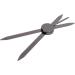 Eyebrow Stencil Ruler Compass Caliper Stainless Steel Tool for Embroidery Eyebrow Design Ruler for Needlework Eyebrow Color - Buy Online on GoSupps.com
