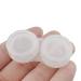 HAHIYO Contact Lens Case Box Holder Diameter 24mm Durable Leakproof Light Convenient Left/Right Eyes Contact Lens Container Soak Storage Kit For Storing Small items Travel Clear 5 Pack Clear-5p