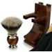 Professional 6-Part Wood Shaving Set for Men | Razor Brush Soap & Accessories | International Shipping Available - Buy Online on GoSupps.com