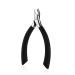 1 Piece Manicure Nippers Manicure Trimming Tool Cuticle Nippers Eagle Mouth Nippers Professional Toenail Nail Clippers with Rubber Handles Stainless Steel Cuticle Scissors