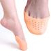 3 Pairs Ballet Silicone Toe Caps Ballet Pointe Pads Toe Sleeves Tip Protector Half Full Toe Protection Protector Toe Pad Ballet Forefoot Cushion Pads High Heels Toe Cap Protector with Breathable Holes Nude