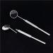 Merkt's Stainless Steel Tooth Mirror with Non-Slip Handle - Removable Mini Mirror for Cosmetic Use & Dental Inspection - Buy Online on GoSupps.com