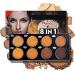 Katiluxiya Matte 8 Color Ttimming Makeup Palette Powder Contour Palette Cosmetics Contour and Highlighting Powder Foundation Palette Contour & Bronzer Light to Medium CrueltyFree 01 Color