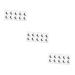 FOMIYES 15 Pairs Short False Eyelashes Fake Eyelash Fake Eye Lashes D Fake Lashes Reusable Fake Lashes Eyelashes Fake Cosmetic Eyelashes False Lashes Stage Eyelash Thick Eyelash Slim