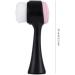 Manual Face Brush Silicone Face Scrubber 2 in 1 Face Cleansing Brush for Cleaning Exfoliating Face Brush Face Scrubber Facial Cleansing Brush Silicone Wash Brush - Buy Online on GoSupps.com