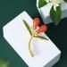 Pin Jewelry Gifts for Women Ladies Elegant Accessories South Red Agate Magnolia Shape Brooch Luxury Wedding Banquet Brooch Accessories Brooches & Pins - Buy Online on GoSupps.com