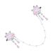 SHOWERORO Children's Headgear Chinese Tassel Hair Clips Tassel Hairpin Chinese Tassel Flower Barrettes Flower Hair Clip Tassel Flower Hairpin Cosplay Tassel Hair Clip Tassel Barrette