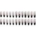 MENILITHS 24Pcs/Set Long False Nails French Black Planet Diamond False Nails Acrylic Fake Nails Full Cover Nails Tips Artificial Finger Manicure for Women and Girls - Buy Online on GoSupps.com