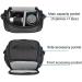 CADeN Compact Camera Shoulder Bag Case for Nikon Canon Sony DSLR Mirrorless Cameras - Waterproof, Black (1.0 S) - Buy Online on GoSupps.com