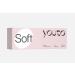 youto daily soft lenses 30 pieces contact lenses daily lenses UV protection and high wearing comfort BC 8.7 mm DIA 14.2 mm -5.25 diopters