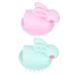 Kisangel 8 Pcs Rabbit Head Scrubber Stimulation Massage Hair Brushes - Silicone Baby Scalp Massager Shampoo with Handle for Cleaning - Adorable Design - 6.7X6CMx4pcs - Buy Online on GoSupps.com