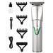 Hair Cutting Tool Metal Hair Clipper Electric Oil Head Electric Hair Clipper Household Hair Salon Charging Hair Clipper (Color : Silver)