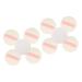 FRCOLOR 10 Pcs Body Puff Puffs Cotton Cosmetic Powder Puff Face Puff Beauty Puff Powder Puff for Body Powder Flocking Powder Setting Powder Puff Blush Makeup Ribbon Dry Puff Girl Miss